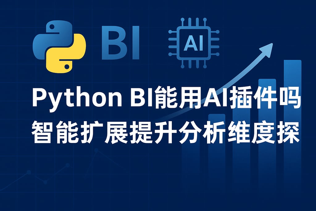 Python BI能用AI插件吗？智能扩展提升分析维度探索